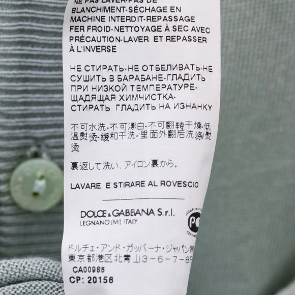 Dolce & Gabbana Pastel Green Silk Lace Back Cardigan - Picture 12 of 14